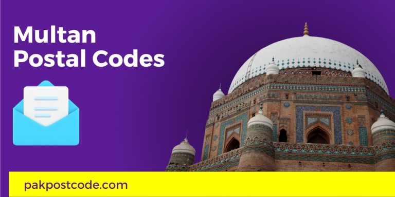 Multan Postal Codes | Post Codes | Zip Codes